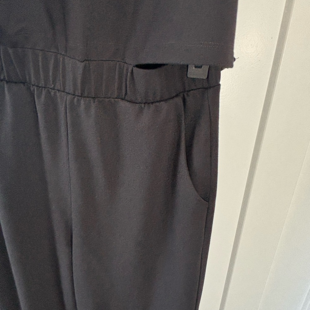 CAbi 1209 Black‎ Easygoing Knit Jumpsuit / SZ small - Picture 2 of 10
